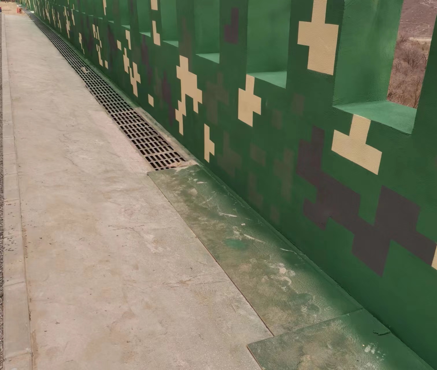 徐州围墙迷彩喷涂,数迷彩漆