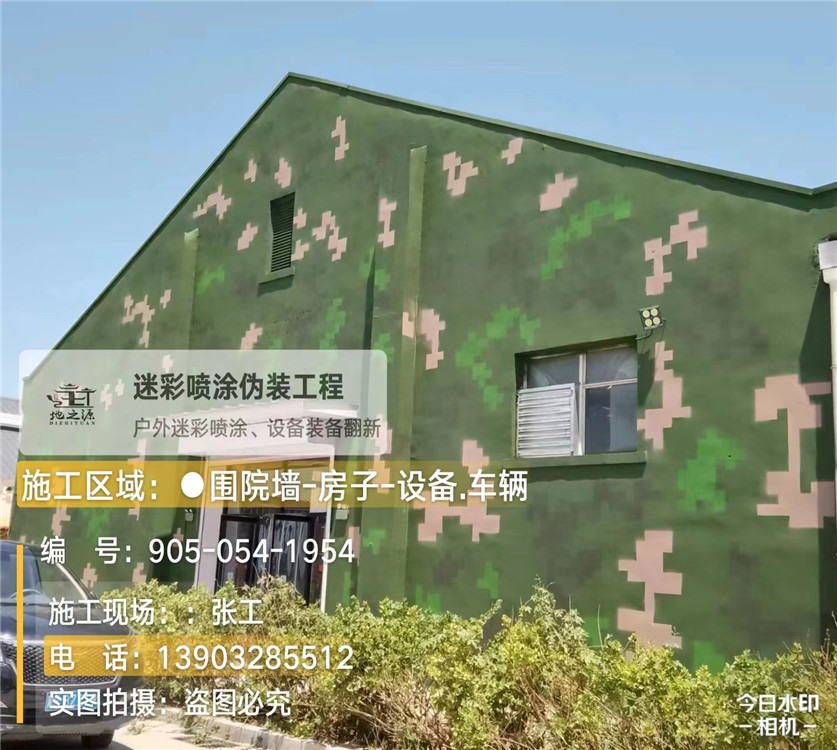 徐州外墙数码迷彩漆施工报价清单（100㎡标准墙面测算）
